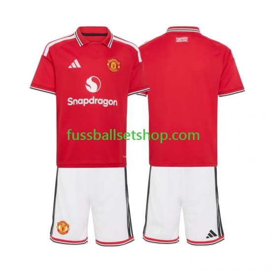 Günstige Fußball Trikotsatz Manchester United Kinder Heimtrikot 2026-2027 Kurzarm Günstige Fußball Trikotsatz Manchester United Kinder Heimtrikot 2026-2027 Kurzarm