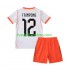 Günstige Fußball Trikotsatz Niederlande Jeremie Frimpong 12 Kinder Auswärtstrikot World Cup 2026 Kurzarm