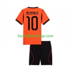 Günstige Fußball Trikotsatz Niederlande Memphis Depay 10 Kinder Heimtrikot World Cup 2026 Kurzarm
