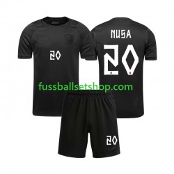 Günstige Fußball Trikotsatz Norwegen Antonio NUSA 20 Kinder Auswärtstrikot World Cup 2026 Kurzarm