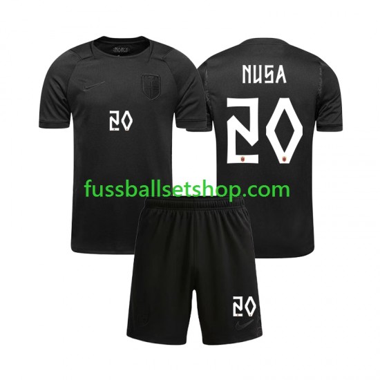 Günstige Fußball Trikotsatz Norwegen Antonio NUSA 20 Kinder Auswärtstrikot World Cup 2026 Kurzarm