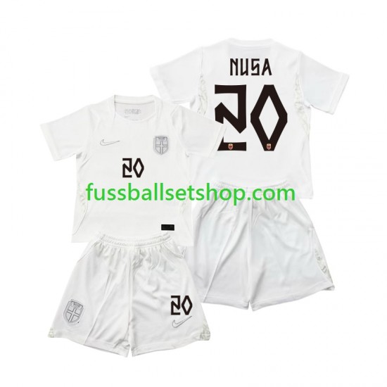 Günstige Fußball Trikotsatz Norwegen Antonio NUSA 20 Kinder Ausweichtrikot World Cup 2026 Kurzarm