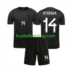 Günstige Fußball Trikotsatz Norwegen Julian Ryerson 14 Kinder Auswärtstrikot World Cup 2026 Kurzarm