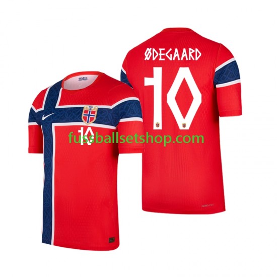 Günstige Fußball Trikotsatz Norwegen Martin Odegaard 10 Herren Heimtrikot World Cup 2026 Kurzarm