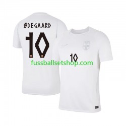 Günstige Fußball Trikotsatz Norwegen Martin Odegaard 10 Herren Ausweichtrikot World Cup 2026 Kurzarm