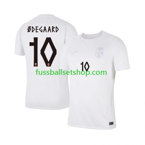 Günstige Fußball Trikotsatz Norwegen Martin Odegaard 10 Herren Ausweichtrikot World Cup 2026 Kurzarm