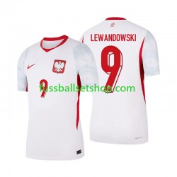 Günstige Fußball Trikotsatz Polen Robert Lewandowski 9 Herren Heimtrikot 2026 Kurzarm