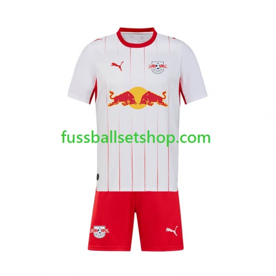 Günstige Fußball Trikotsatz RB Leipzig Kinder Heimtrikot 2026-2027 Kurzarm