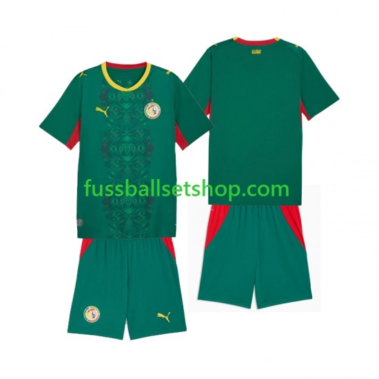 Günstige Fußball Trikotsatz Senegal Kinder Auswärtstrikot 2026 2027 Kurzarm