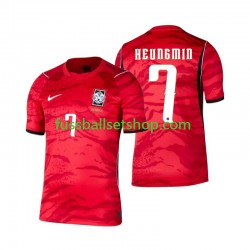 Günstige Fußball Trikotsatz Südkorea Son Heung-min 7 Herren Heimtrikot World Cup 2026 Kurzarm