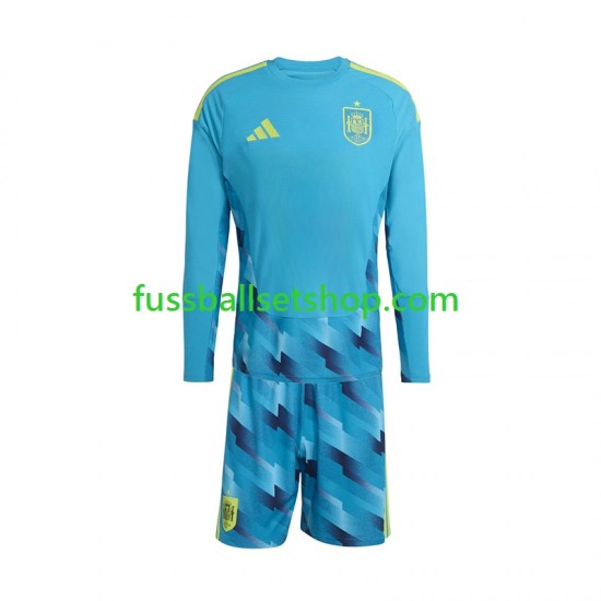 Günstige Fußball Trikotsatz Spanien Torwart Kinder Heimtrikot World Cup 2026 Langarm