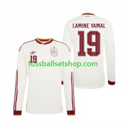 Günstige Fußball Trikotsatz Spanien Lamine Yamal 19 Herren Auswärtstrikot World Cup 2026 Langarm