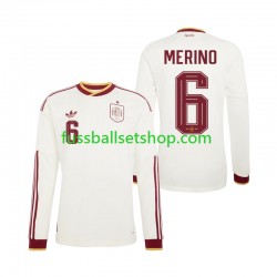 Günstige Fußball Trikotsatz Spanien Mikel Merino 6 Herren Auswärtstrikot World Cup 2026 Langarm