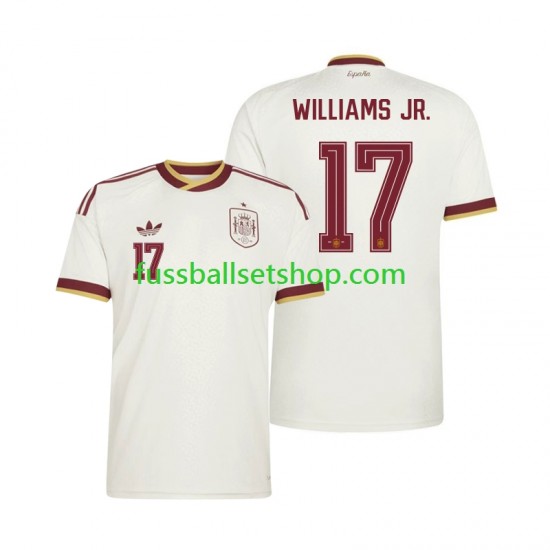 Günstige Fußball Trikotsatz Spanien Nico Williams 17 Herren Auswärtstrikot World Cup 2026 Kurzarm Günstige Fußball Trikotsatz Spanien Nico Williams 17 Herren Auswärtstrikot World Cup 2026 Kurzarm