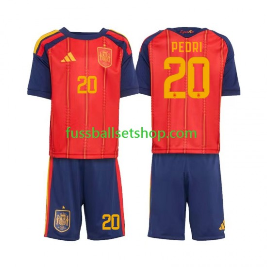 Günstige Fußball Trikotsatz Spanien Pedri 20 Kinder Heimtrikot World Cup 2026 Kurzarm Günstige Fußball Trikotsatz Spanien Pedri 20 Kinder Heimtrikot World Cup 2026 Kurzarm