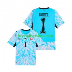 Günstige Fußball Trikotsatz Schweiz Gregor Kobel 1 Torwart Herren Heimtrikot World Cup 2026 Kurzarm