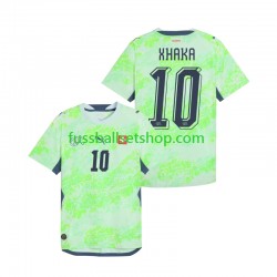 Günstige Fußball Trikotsatz Schweiz Granit Xhaka 10 Herren Auswärtstrikot World Cup 2026 Kurzarm