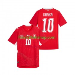 Günstige Fußball Trikotsatz Schweiz Granit Xhaka 10 Herren Heimtrikot World Cup 2026 Kurzarm