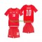 Günstige Fußball Trikotsatz Schweiz Granit Xhaka 10 Kinder Heimtrikot World Cup 2026 Kurzarm
