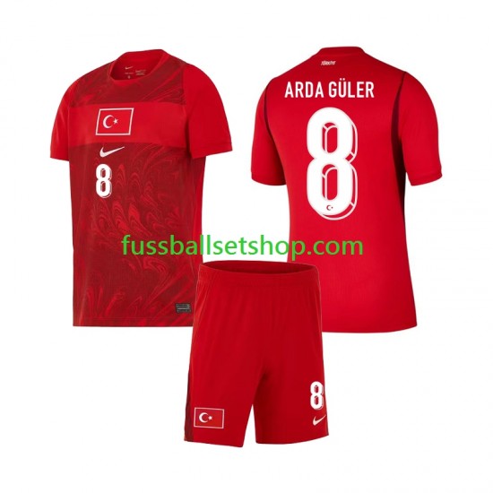 Günstige Fußball Trikotsatz Türkei Arda Guler 8 Kinder Heimtrikot World Cup 2026 Kurzarm
