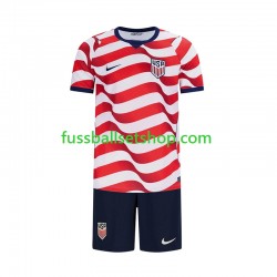 Günstige Fußball Trikotsatz USA Kinder Heimtrikot World Cup 2026 Kurzarm