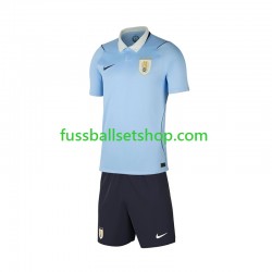 Günstige Fußball Trikotsatz Uruguay Kinder Heimtrikot World Cup 2026 Kurzarm