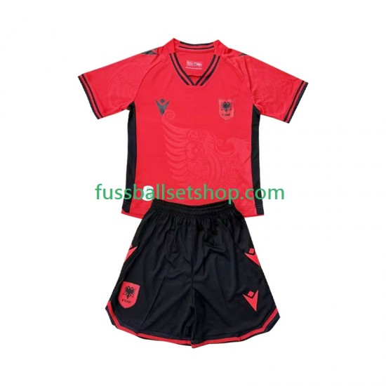 Günstige Fußball Trikotsatz Albanien Kinder Heimtrikot 2026 Kurzarm