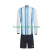 Günstige Fußball Trikotsatz Argentinien Kinder Heimtrikot World Cup 2026 Langarm