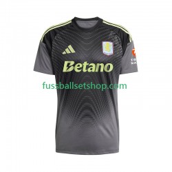 Günstige Fußball Trikotsatz Aston Villa Torwart Herren Heimtrikot 2025-2026 Kurzarm