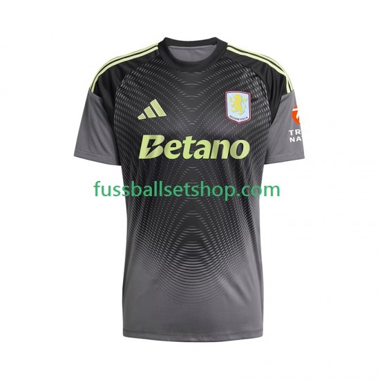 Günstige Fußball Trikotsatz Aston Villa Torwart Herren Heimtrikot 2025-2026 Kurzarm