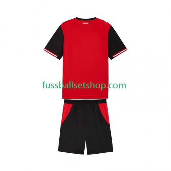 Günstige Fußball Trikotsatz Österreich Kinder Heimtrikot World Cup 2026 Kurzarm