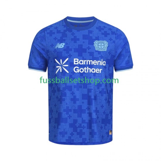 Günstige Fußball Trikotsatz Bayer 04 Leverkusen Herren Ausweichtrikot 2025-2026 Kurzarm