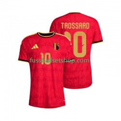 Günstige Fußball Trikotsatz Belgien Leandro Trossard 10 Herren Heimtrikot World Cup 2026 Kurzarm