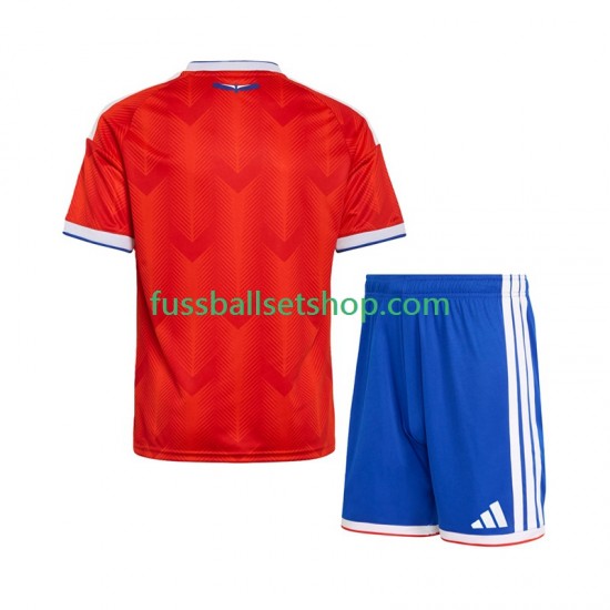 Günstige Fußball Trikotsatz Chile Kinder Heimtrikot 2026 Kurzarm