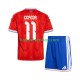 Günstige Fußball Trikotsatz Chile Lucas Cepeda 11 Kinder Heimtrikot 2026 Kurzarm