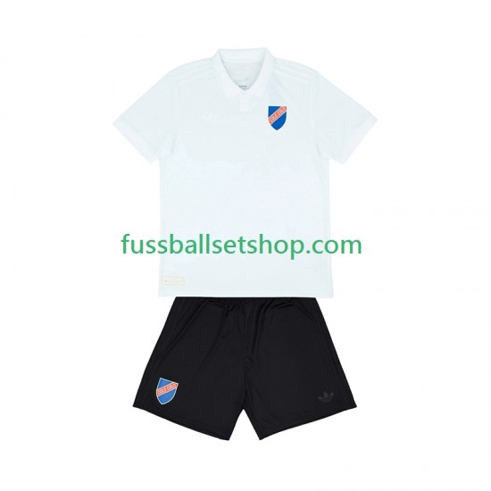 Günstige Fußball Trikotsatz Colo-Colo Centenary Kinder Heimtrikot 2025-2026 Kurzarm
