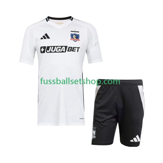 Günstige Fußball Trikotsatz Colo-Colo Kinder Heimtrikot 2025-2026 Kurzarm