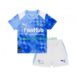 Günstige Fußball Trikotsatz Derby County Kinder Ausweichtrikot 2025-2026 Kurzarm