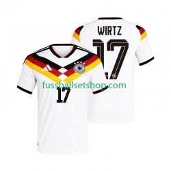 Günstige Fußball Trikotsatz Deutschland Florian Wirtz 17 Herren Heimtrikot World Cup 2026 Kurzarm