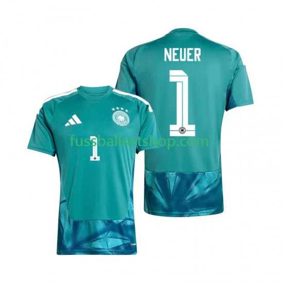 Günstige Fußball Trikotsatz Deutschland Manuel Neuer 1 Torwart Herren Heimtrikot World Cup 2026 Kurzarm