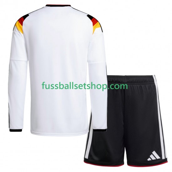 Günstige Fußball Trikotsatz Deutschland Kinder Heimtrikot World Cup 2026 Langarm