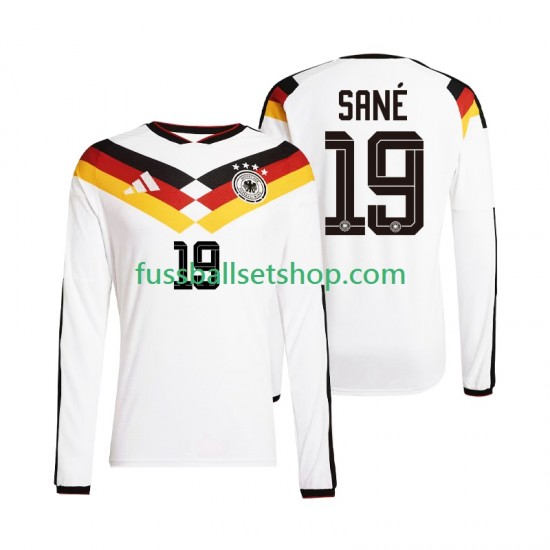 Günstige Fußball Trikotsatz Deutschland Leroy Sane 19 Herren Heimtrikot World Cup 2026 Langarm