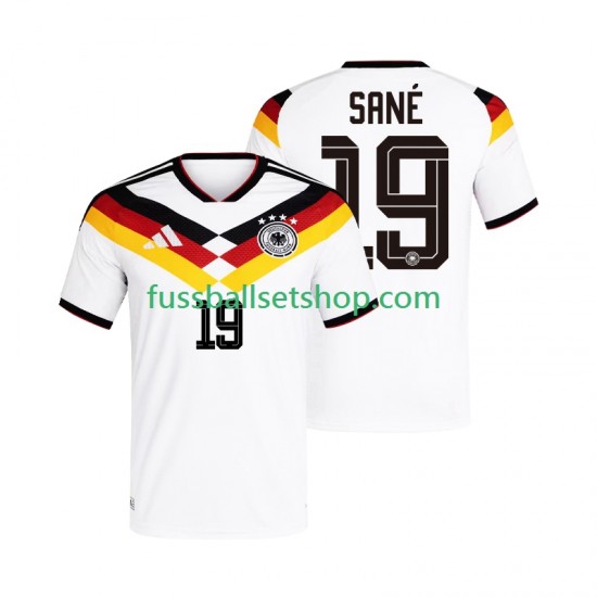 Günstige Fußball Trikotsatz Deutschland Leroy Sane 19 Herren Heimtrikot World Cup 2026 Kurzarm