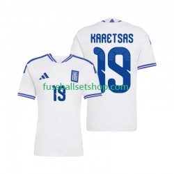 Günstige Fußball Trikotsatz Griechenland Konstantinos Karetsas 19 Herren Heimtrikot 2026 Kurzarm