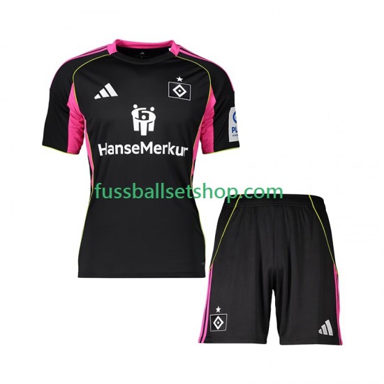 Günstige Fußball Trikotsatz Hamburger SV Kinder Ausweichtrikot 2025-2026 Kurzarm