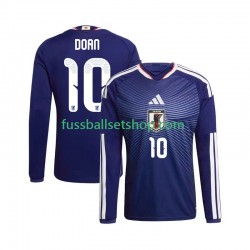 Günstige Fußball Trikotsatz Japan Ritsu Doan 10 Herren Heimtrikot World Cup 2026 Langarm
