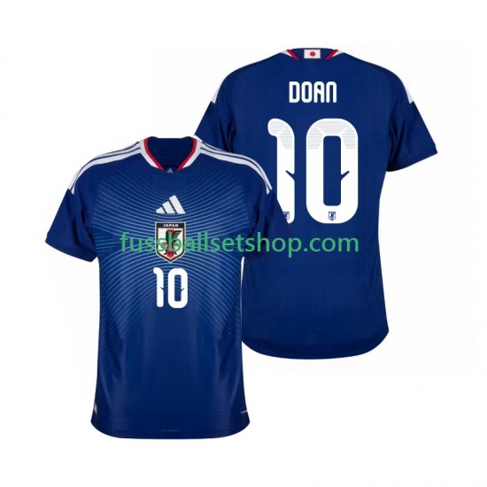 Günstige Fußball Trikotsatz Japan Ritsu Doan 10 Herren Heimtrikot World Cup 2026 Kurzarm