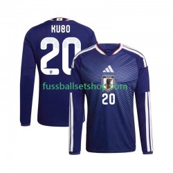 Günstige Fußball Trikotsatz Japan Kubo 20 Herren Heimtrikot World Cup 2026 Langarm