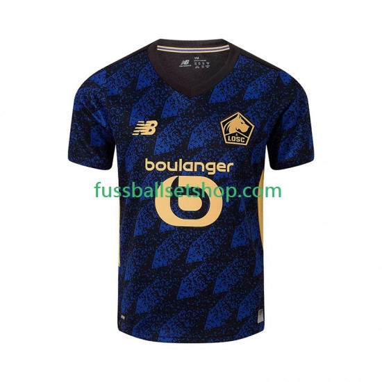 Günstige Fußball Trikotsatz OSC Lille Herren Ausweichtrikot 2025-2026 Kurzarm