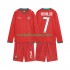Günstige Fußball Trikotsatz Portugal Cristiano Ronaldo 7 Kinder Heimtrikot World Cup 2026 Langarm